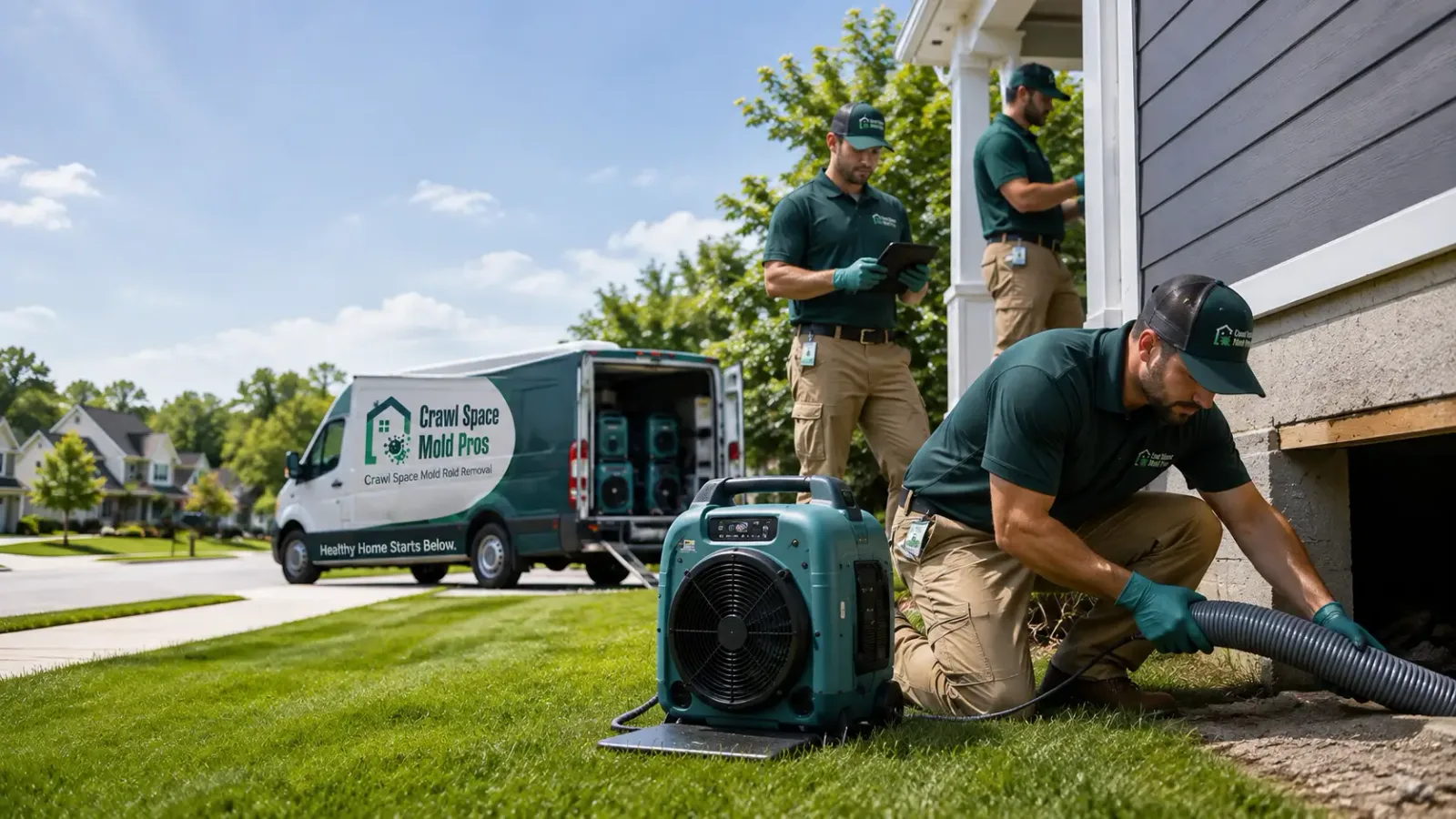 Crawl Space Mold Removal in Markham, VA